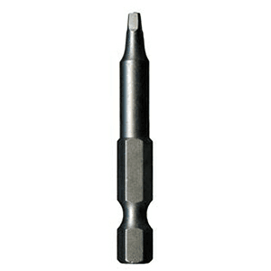 #1 x 6" Square Drive Magnetic Power Bit (10/Pack)