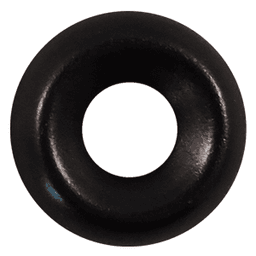 #06 Finish Cup Washer, Black, 500/Pack