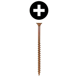 #7 x 2" Bugle Head Drywall Screws, Phillips Drive Coarse Thread and Sharp Point, Zinc Yellow, Box of 3 Thousand by Quickscrews
