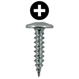 #8 x 3/4" Truss Head Drawer Slide Screws, Phillips Drive Twinfast Thread and Twinfast Point, Zinc, Box of 1 Thousand by Quickscrews