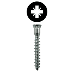 7mm x 50mm Flat Head Confirmat Screw, Pozi Drive Coarse Thread with Nibs and Sharp Point, Zinc, Box of 2 Thousand by Wurth