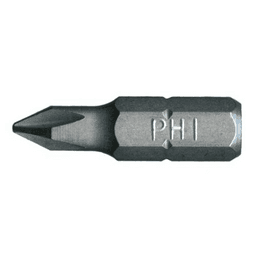 #1 x 1" Phillips Drive Insert Bit (100/Pack)