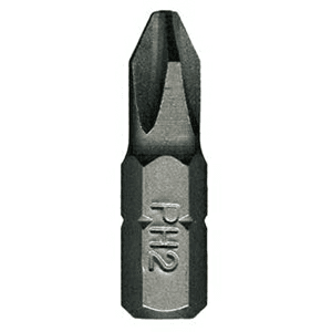 #2 x 1" Phillips Drive Insert Bit (100/Pack)