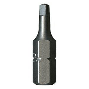 #1 x 1" Square Drive Insert Bit (100/Pack)