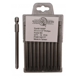 #3 x 3-1/2" Phillips Drive Power Bit (10/Box)