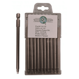#2 x 4-1/2" Square Drive Power Bit (10/Box)