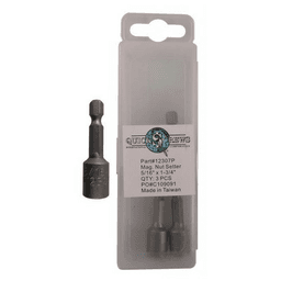 1-3/4" Magnetic Nut Setter, 5/16" Shank (3/Box)