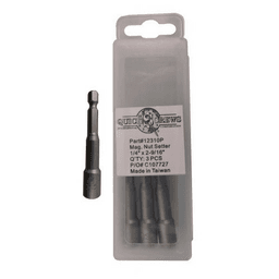 2-9/16" Magnetic Nut Setter, 1/4" Shank (3/Box)