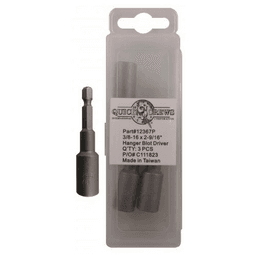 2-9/16" Hanger Bolt Driver, 3/8" Shank (3/Box)