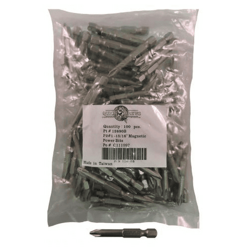 #2 x 1-15/16" Phillips Drive Magnetic Power Bit (100/Pack)