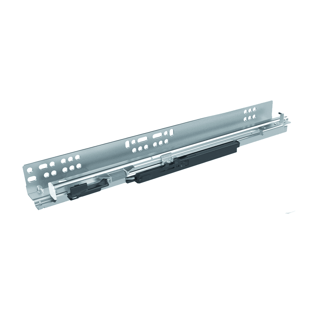 21"Quadro 4D V6 IW21 Left-Hand Undermount Drawer Slide for 5/8" Material, 100lb Capacity Full Extension with Silent System Soft-Closing