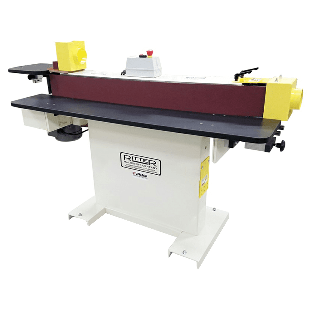 Ritter 6" X 132" Double Sided Horizontal Edge Belt Sander - 3 Hp