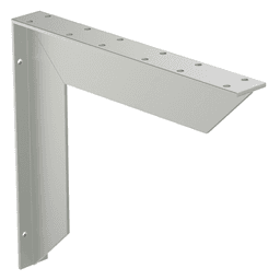 EH Series 14-3/4" Surface Mount Bench Support Bracket, Mill Finish