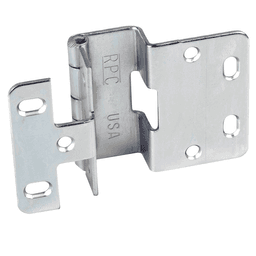 374 Five Knuckle Institutional 270° Opening Door Hinge, Overlay, Powder Chrome