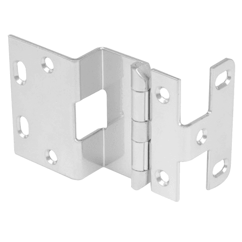 455 Five Knuckle Institutional Door Hinge, Overlay, Dull Chrome