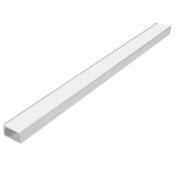 Infinex Aluminum Flush Extrusion with Milk Diffuser, 94", Satin Clear
