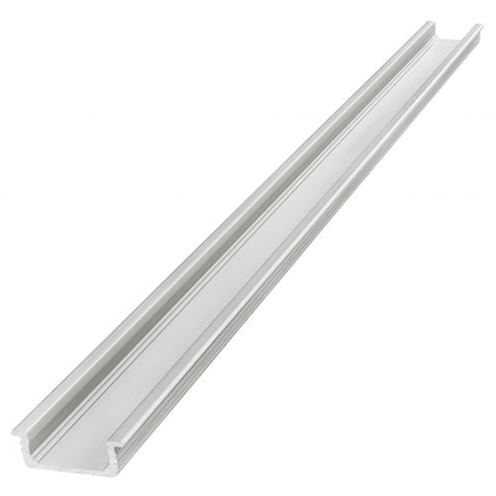 Infinex Aluminum Recessed Extrusion, 94", Satin Clear