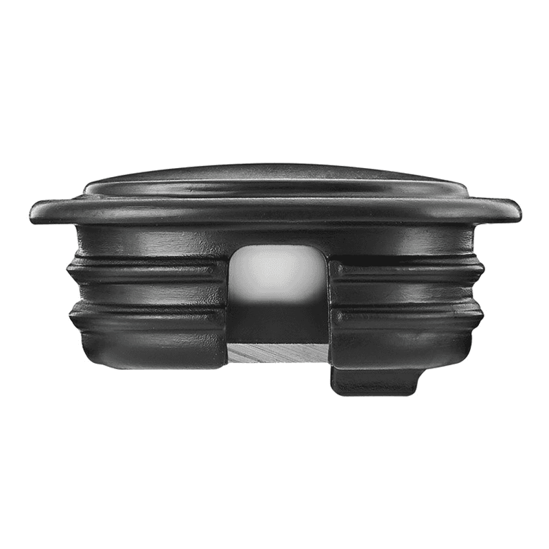 Infinex Plastic Recessed End Cap Set, Black