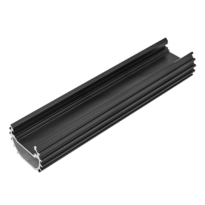 Infinex Aluminum Round Extrusion, 72", Black