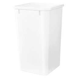 27 QT Replacement Bin for Rev-A-Shelf Trash Pullout, White