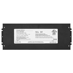 T624 288W Wall Dimmable Hardwire Power Supply, 11-15/16", Black