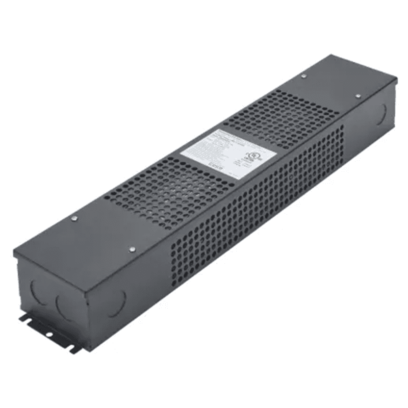 24VDC 384W Dimmable Power Supply, 17-27/32", Black