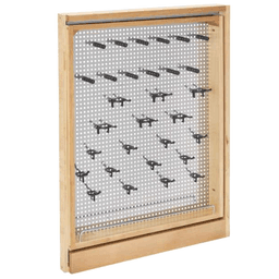 3" x 30" Filler Pullout Organizer with Stainless Steel Panels and Soft-Closing, Wood