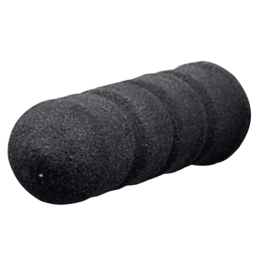 434 3" Single Extension Peg, Rubberized Black (6/Box)