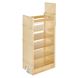 14" x 43-1/4" Pullout Pantry with Soft-Closing, Wood, 22" Depth