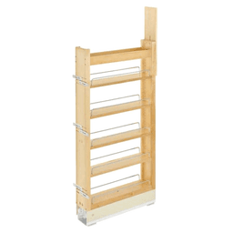 5" x 43-3/8" Pullout Pantry with Soft-Closing, Wood, 22" Depth