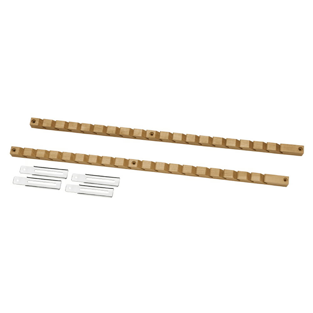 3/4" x 25" Door-Mount Standard Adjustable Spice Rack Rail, Rail Only