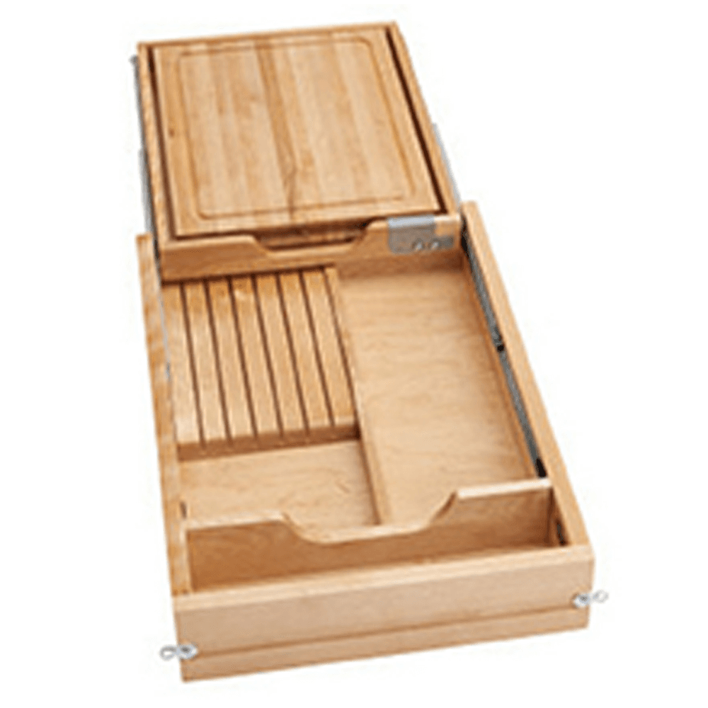 15" Combination Knife Holder/Cutting Board Drawer for 15" Cabinet Opening