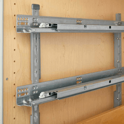 2-1/16'' Pilaster Upright Kit, Silver (10 Sets)