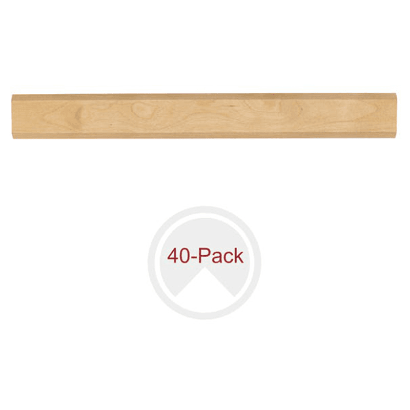 16-7/8" 4PILU Wood Pilaster System, Light Brown (40/Box)