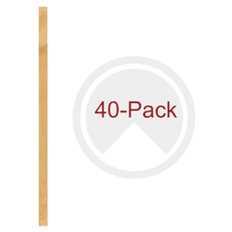 27-3/16" x 1-1/8" 4PILU Wood Pilaster System, Light Brown (40/Box)