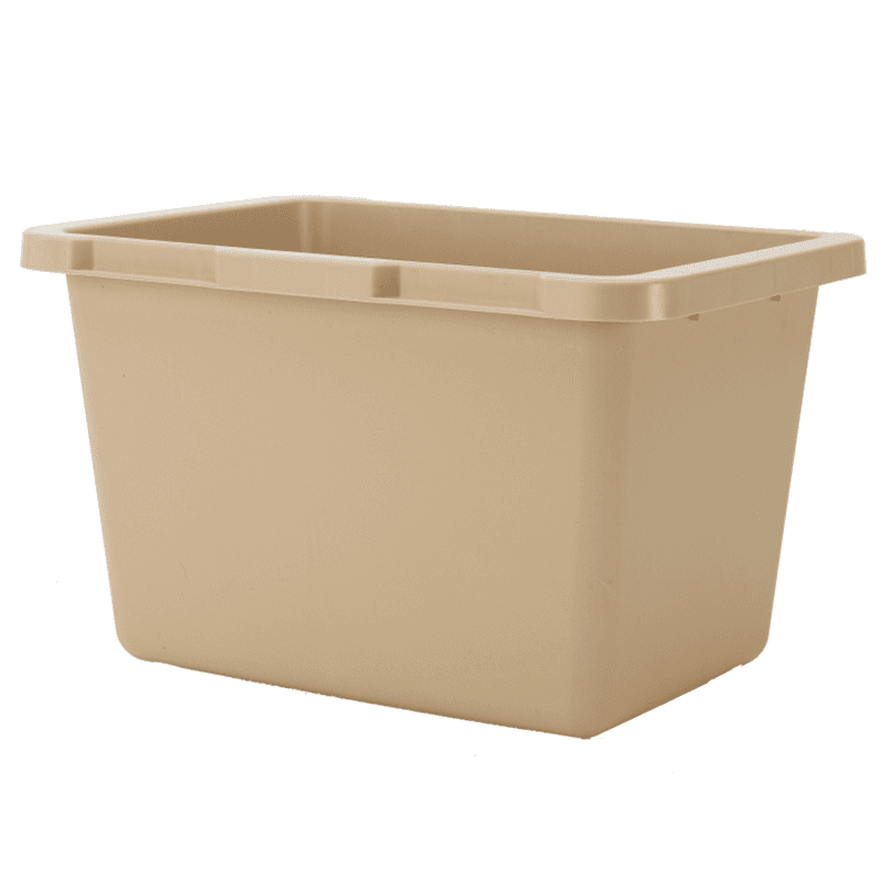 4.5 QT Top-Mount Replacement Storage Bin, Almond (6/Box)
