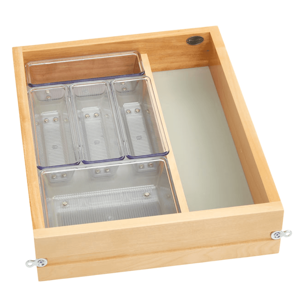 15" Vanity Single Drawer with BLUMOTION Soft-Closing for Face Frame Cabinets, Maple