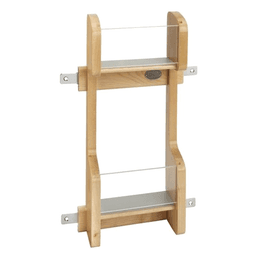 8-3/16" 2-Tier Vanity Door-Mount Storage Rack