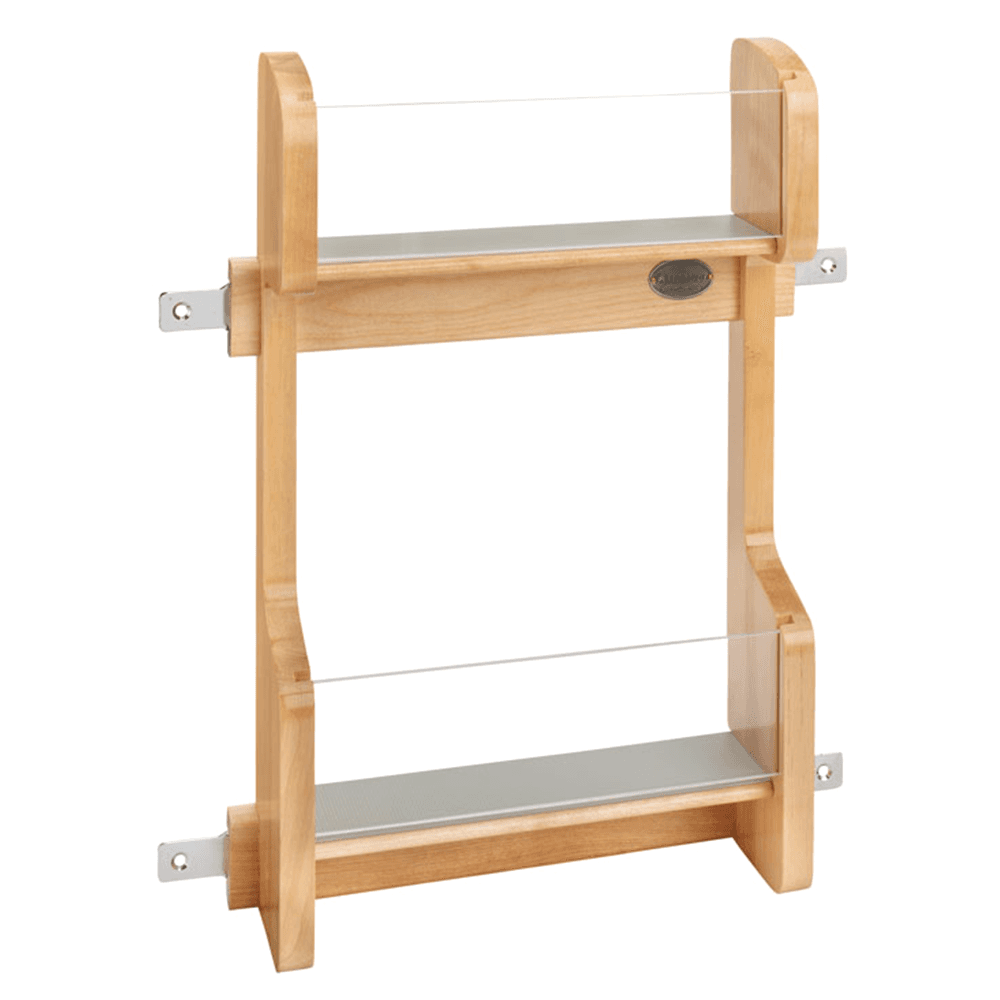 11-3/16" 2-Tier Vanity Door-Mount Storage Rack