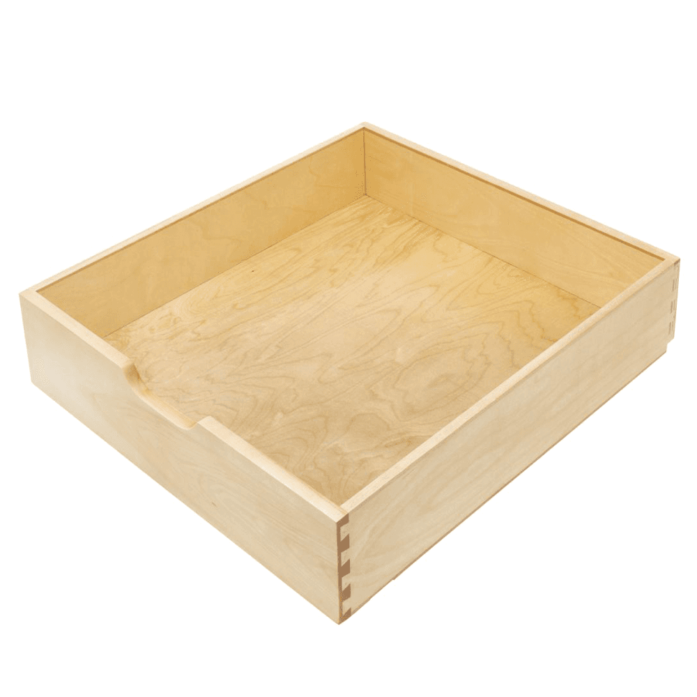20" 1-Tier Wood Pullout Drawer, Glossy