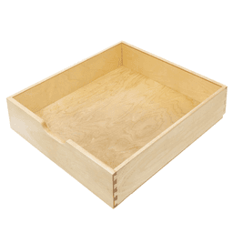 20" 1-Tier Wood Pullout Drawer, Glossy
