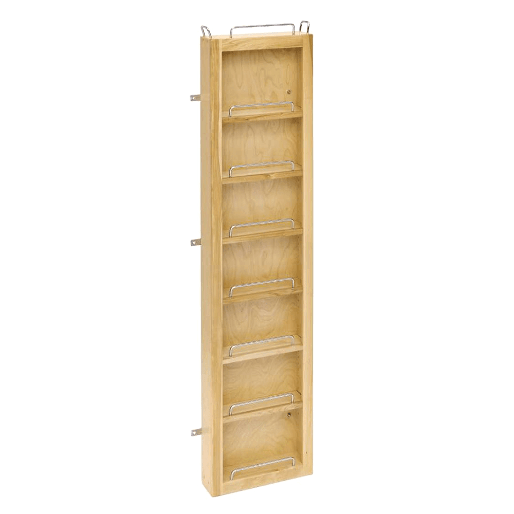 51-1/4" High 5 Tray Swing Out Single Pantry Door Unit with Hardware