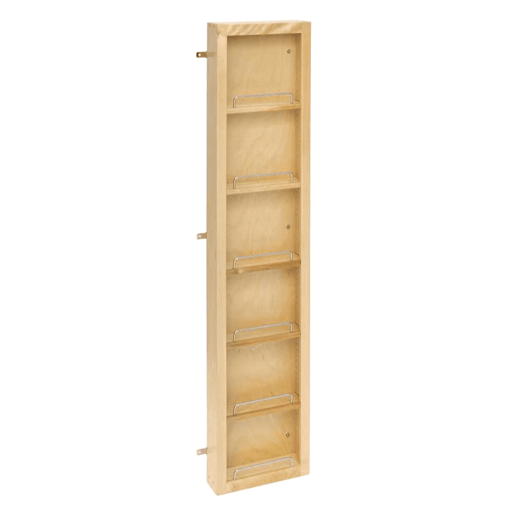 57" High 5 Tray Swing Out Single Pantry Door Unit with Hardware
