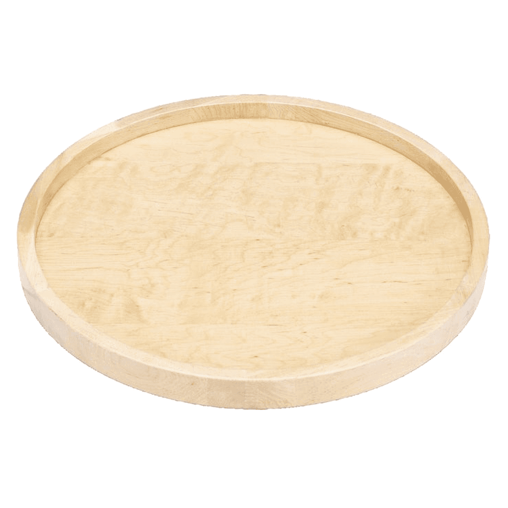 32" Full-Circle Wood Lazy Susan Tray, Undrilled, No Hardware