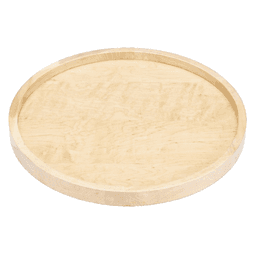 32" Full-Circle Wood Lazy Susan Tray, Undrilled, No Hardware
