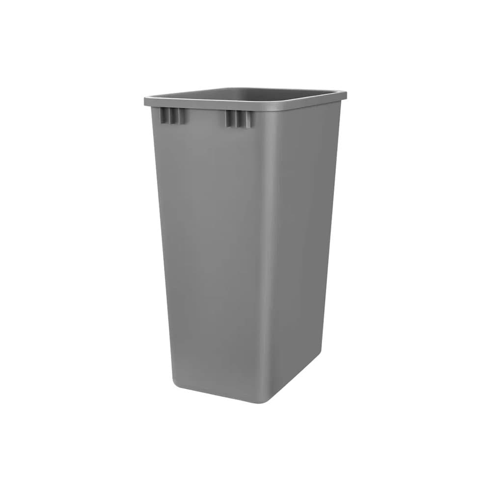 50 Quart Replacement Waste Can, Metallic Silver