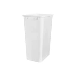 50 Quart Replacement Waste Can, White