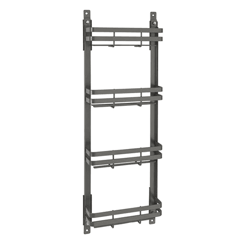 7-7/8" 4-Tier Door-Mount Spice Rack, Glossy