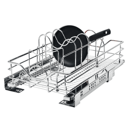 14-1/16" Drop-In Cookware Organizer, Chrome