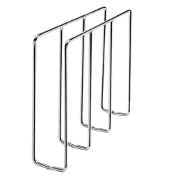 3" U-Shaped Tray Divider, 1 Divider, Chrome